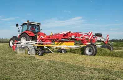 TOP 962 C Perfect raking TOP 962 C With the TOP 962 C we extend our double centre-swath rakes into the high capacity and professional sector.