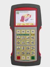 You can easily pre-select all machine functions using the SELECT CONTROL terminal. These functions are then performed by the tractor's hydraulics system.