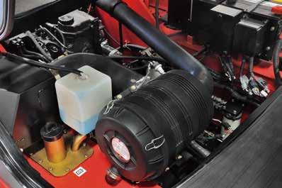 2 1 The battery is located above the fuel tank, there's battery box and