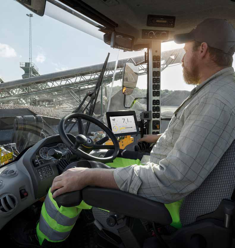 The operator s choice Operate in comfort from the best cab on the market, the Volvo cab can be equipped with a new adjustable seat.