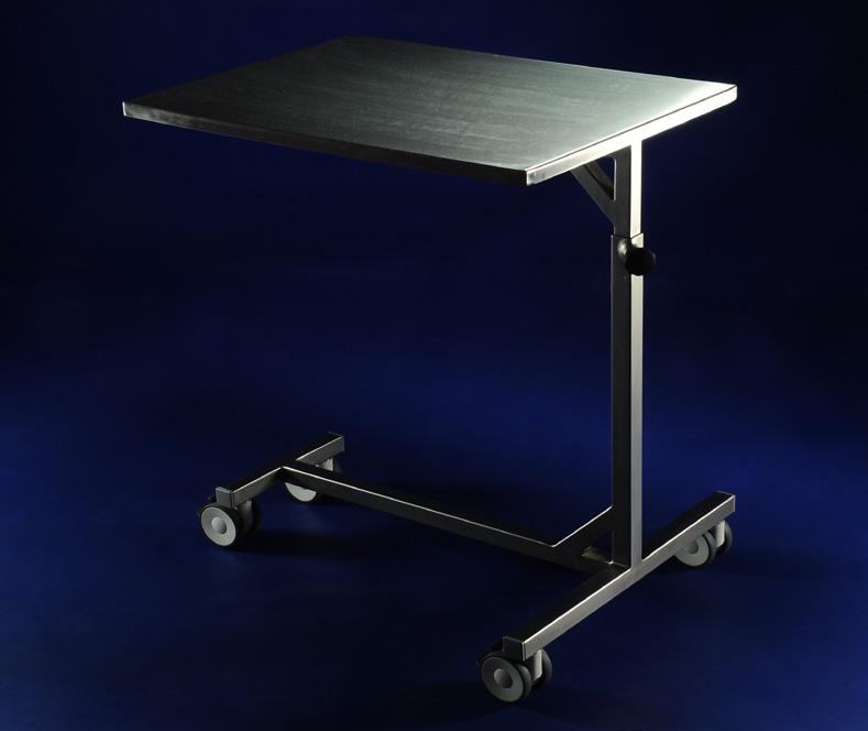 Instrument table Code Nr. D 55 01 The travelling instrument table with a shelf and useful grips is suitable for every ambulance.