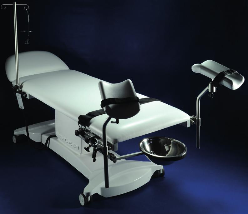 According to your request, the table can be equipped with EUROrails for the fastening of various accessories. Functionality and comfort for you and your patient are always in the first place.