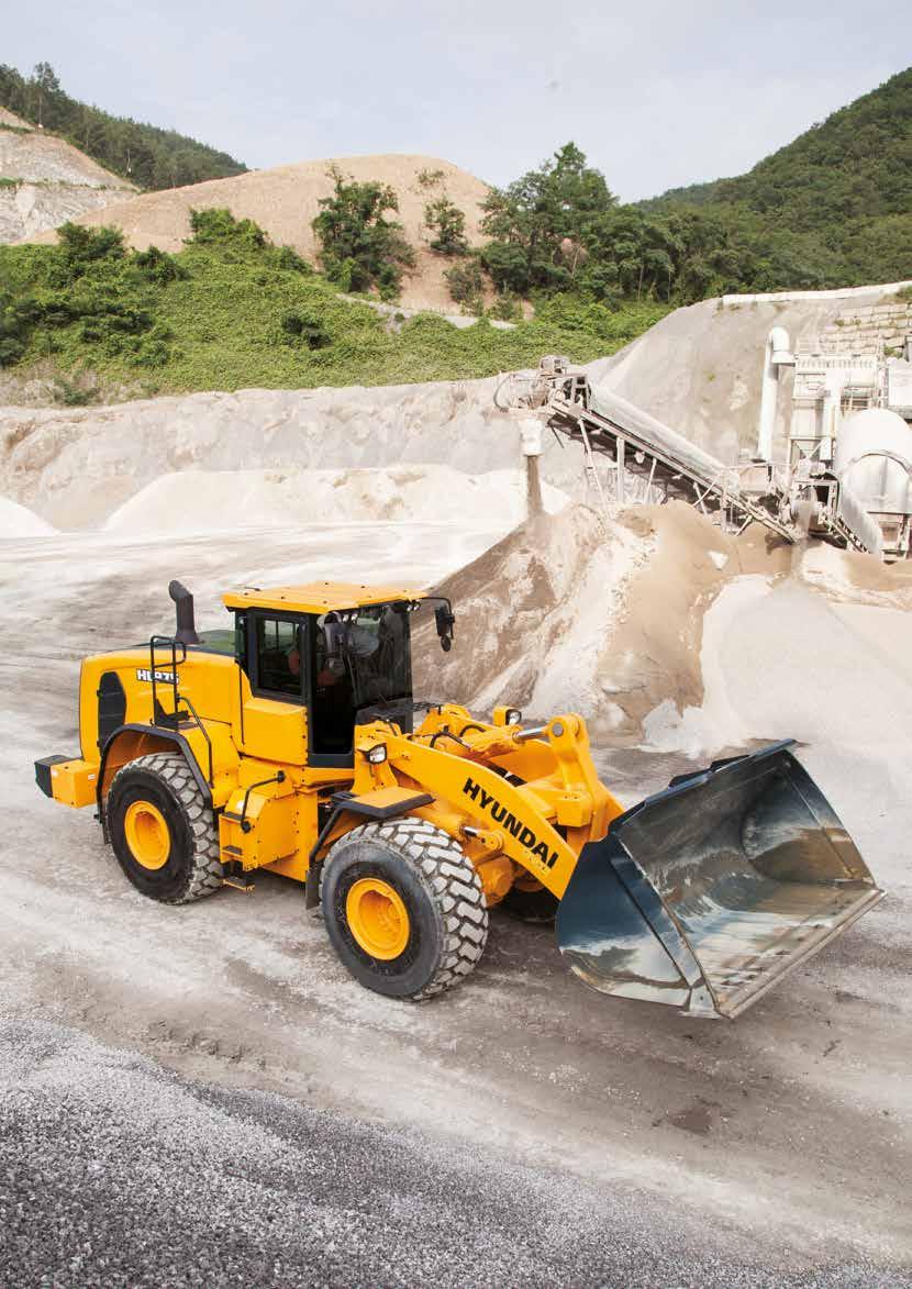 WORK MAX, WORTH MAX Tier 4 Final Engine Technologies Hyundai HL900 series wheel loaders incorporate new engine technologies for Tier 4 Final compliance and
