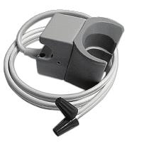Holder incorporates a low voltage, normally open or normally closed switch for activation of an electrical accessory when the HP is out of the holder.