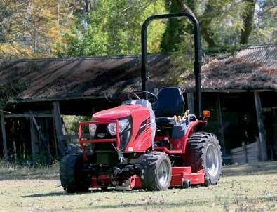 700 kg* - Lift capacity on linkage at ball ends with Cat I BE and Clevis Drawbar Draft Sensing Standard Useful when using Ground Engaging Implements, protects the tractor from strain in difficult