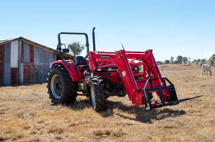 7580/7590 4WD Series Tractors MAIN FEATURES Easy shift transmission The synchromesh transmission provides smooth shifting on the move while the standard 12F+12R speeds maximise performance with a