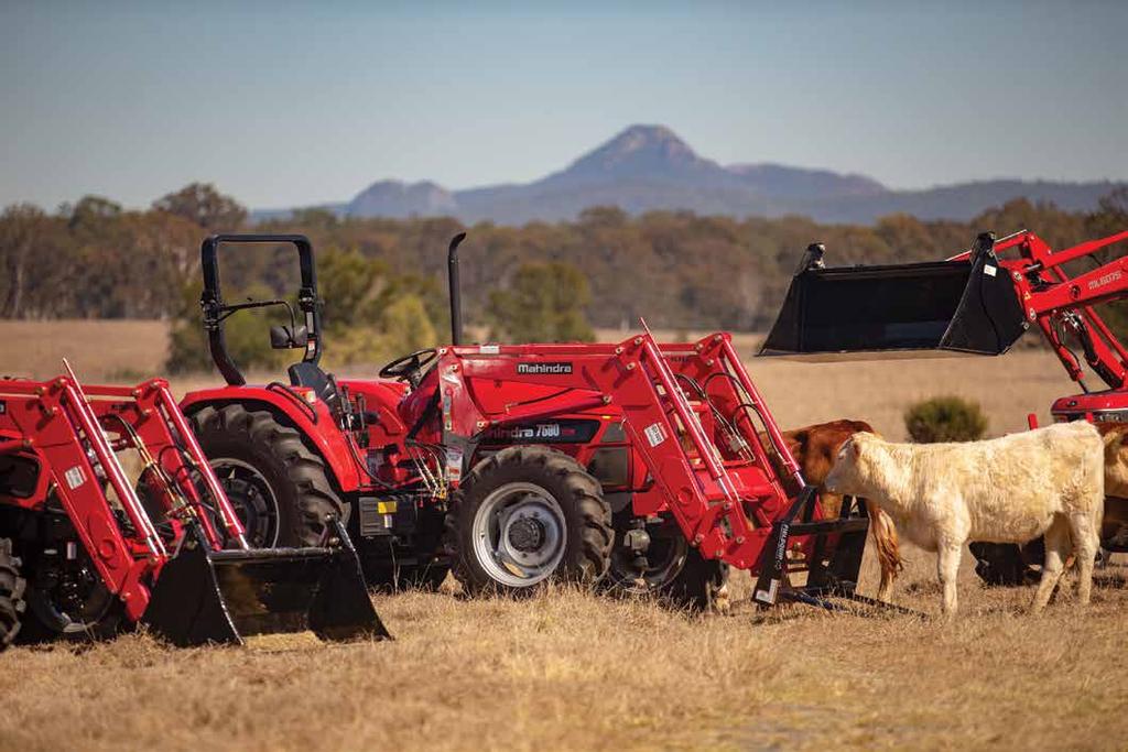 The tractors come standard with a high performance engine, heavy duty synchromesh transmission, designed to match the impressive power and torque characteristics of the engine.