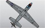 during WWII 55,95 2032 Douglas XB-43 Jet-master Historic