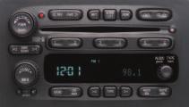 11 ENTERTAINMENT Audio Systems Press the H or HR button until the correct hour appears on the display. Press and hold the M or MIN button until the correct minute appears on the display.