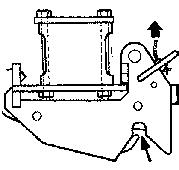 Distance X to be kept to the minimum ensuring the machine is close coupled, as a guide