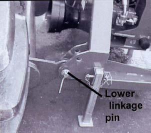 Attaching your machine to the tractor when using 3 Point Linkage 9.