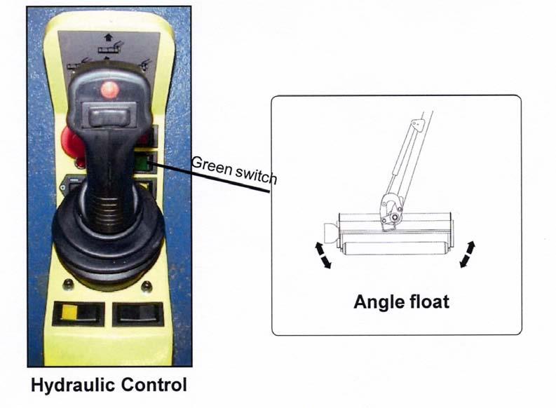 Optional Head Float Head Float This option allows the flail head to follow contours of the ground without having to constantly control the angle of the head.