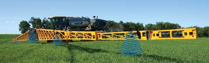 The NORAC Advantage More Efficient Use of Chemicals The NORAC UC4+ and UC5 Spray Height Control systems maintains the boom at an entered preset height.