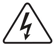 The lightening flash with arrowhead symbol within and equilateral triangle, is intended to alert the user of the presence of uninsulated dangerous voltage within the products enclo sure that may be