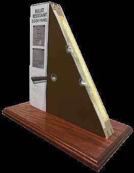 This combined with our 3 point mortise lock and hinge side ArmorMax jamb make our bullet resistant door panels
