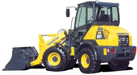 Serviceability Customers with large numbers of compact wheel loaders especially prefer to do their own servicing.