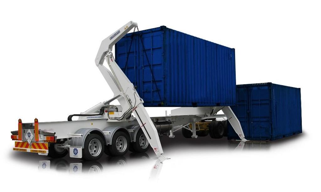 SB362 Sidelifter Designed for: Transport operations where low tare weight is paramount Increased payload and improved fuel consumption Ease of operation Safe and speedy transfers of containers