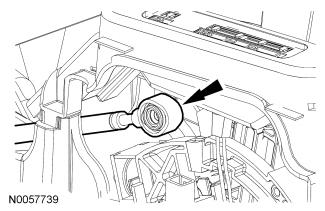 4. Place the selector lever in REVERSE. 5. Install the selector lever cable end on the selector lever. 6. Place the selector lever in DRIVE. 7.