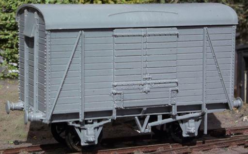 Also used without bolsters to carry bridge girders etc. Built from the early 1950s, some wagons are still in use.