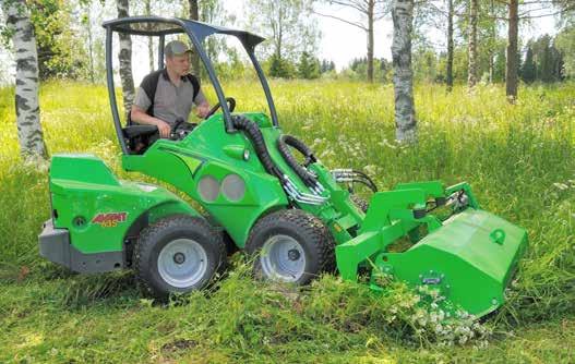 Ground care Flail mower Flail mower is a drum-type cutter, intended for cutting of long grass, scrub, bush and similar vegetation. It will cut up to 0.
