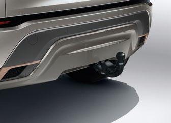 Towing System Detachable Tow Bar Convenient and easy to use, the detachable tow bar ensures a clean look when not in use.