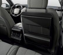Provides convenient stowage solution for the rear of the front seats with multiple compartments for stowing small items.