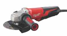 ANGLE GRINDERS W/TRIGGER GRIP Powerful 13 Amp, 9000 RPM motor: Provides maximum performance and durability Overload protection: Maximizes motor life Electronic clutch: Extends tool life and prevents