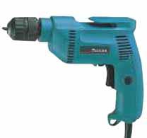 CORDED DRILLS 1/4" MAGNUM DRILLS All metal gear case and diaphragm Heavy-duty keyed chuck 360 locking side handle, 8' cord Includes: Side handle and chuck key holder Model No.