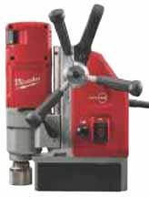 PORTABLE DRILL PRESSES 1-5/8" ELECTROMAGNETIC DRILL KIT Optimized cutting & drilling speeds Magnetic deadlift (1") 1800 lbs.