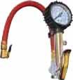 410C TIRE PRESSURE GAUGES - DUAL WHEEL TYPE All dual-wheel truck tire gauges have precision-engineered brass chuck guides to assure gauge fits squarely on the valve.
