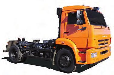 KAMAZ-455 4x (T58-T55) chassis Application Logistics, construction Dump truck V=6 m p.70-7 p.9 Municipal operations Skip truck V=9.5 m p.