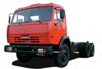KAMAZ-55 6x4 (Т94) chassis Application Logistics Drop-side truck Payload tn p.9 Fuel tank truck V=0.45 m p.96 Agricultural sector Dimensions with curb (gross) weight Dump truck V=5.4 m p.