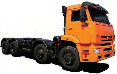 sleepers) KAMAZ products Concrete mixer V=0/ m p.7-7 Lift vehicles Mobile crane Payload 40-50 tn p.