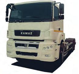 86 Dimensions with curb weight, in brackets with regard to the air suspension adjustment range KAMAZ products Power unit Cab The chassis application range will be extended Engine Make Engine power,
