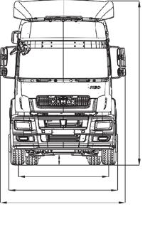 KAMAZ-5490 / 5490 NEO 4x (M840-M84, T840) tractor unit Application Logistics R0 Ø " R75...865, 565 /765 780(740) KAMAZ products Semi-trailer truck p.