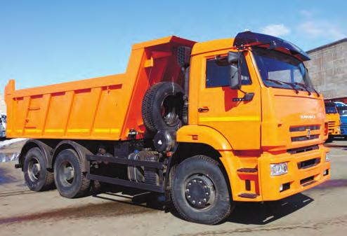 KAMAZ-455 dump truck with