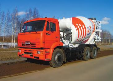 Concrete mixers, concrete pump trucks Concrete mixer 5849 mounted on KAMAZ-650 chassis Concrete pump