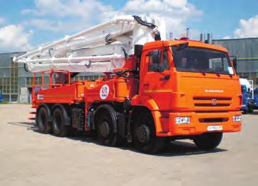 truck 5854 mounted on KAMAZ-650 chassis Base model Chassis Concrete mixer Concrete pump truck Wheel