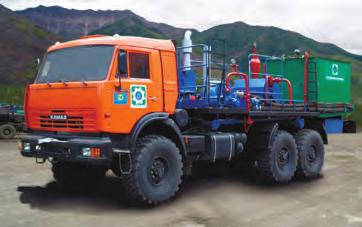 Petrochemical, oil & gas industry Cementing truck mounted on KAMAZ-48 chassis Oil well dewaxing unit mounted on
