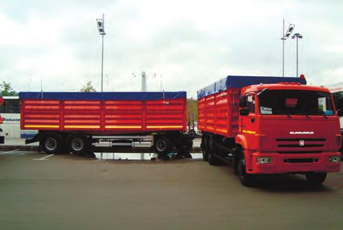 chassis Potato truck mounted on KAMAZ-650