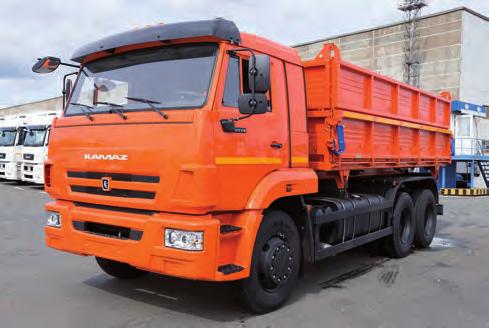 on KAMAZ-650 chassis Grain carrier mounted on