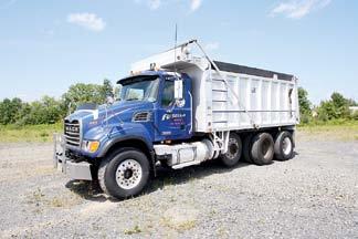 In good condition with fair to 2006 MACK Model CV713 Granite Tri-Axle Dump Truck, powered by Mack diesel engine and Maxitorque ES, 13 speed transmission, equipped with J&J 17 6 aluminum dump body