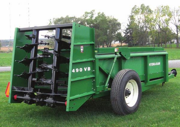 This design efficiency extends the life of the spreader while requiring less maintenance and downtime than other manufacturers equipment.
