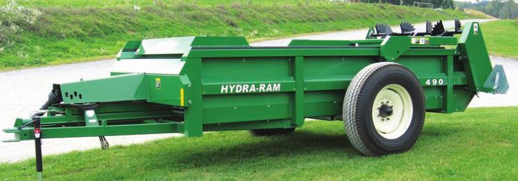 These systems can force the material up over the sides of the spreader. Chain driven systems can wear out over time resulting in extended down-time.