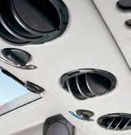 The ventilation system features a rapid front windscreen defogging system.