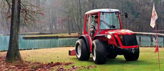 MULTI-FUNCTIONALITY: a tractor with unique features The TRH is the big reversible hydrostatic