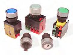 Pushbuttons & Indicators Series Components General Description Wherever the design of a control panel requires robustness, long life and reliability, then the Series components meet the need.