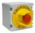 IP65 Emergency Stop key reset.