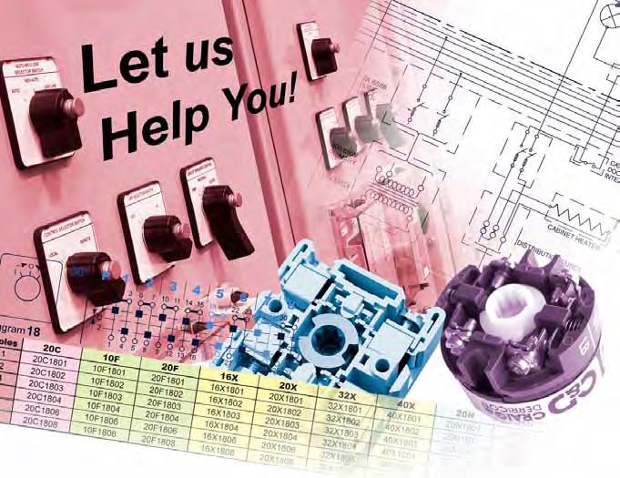 Selector Switches Bespoke Options Send us your scheme/wiring diagram and let our