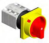 for L B -5 Padlocking Handle Alternative panel mounting lockable handle in Black or Red/Yellow.